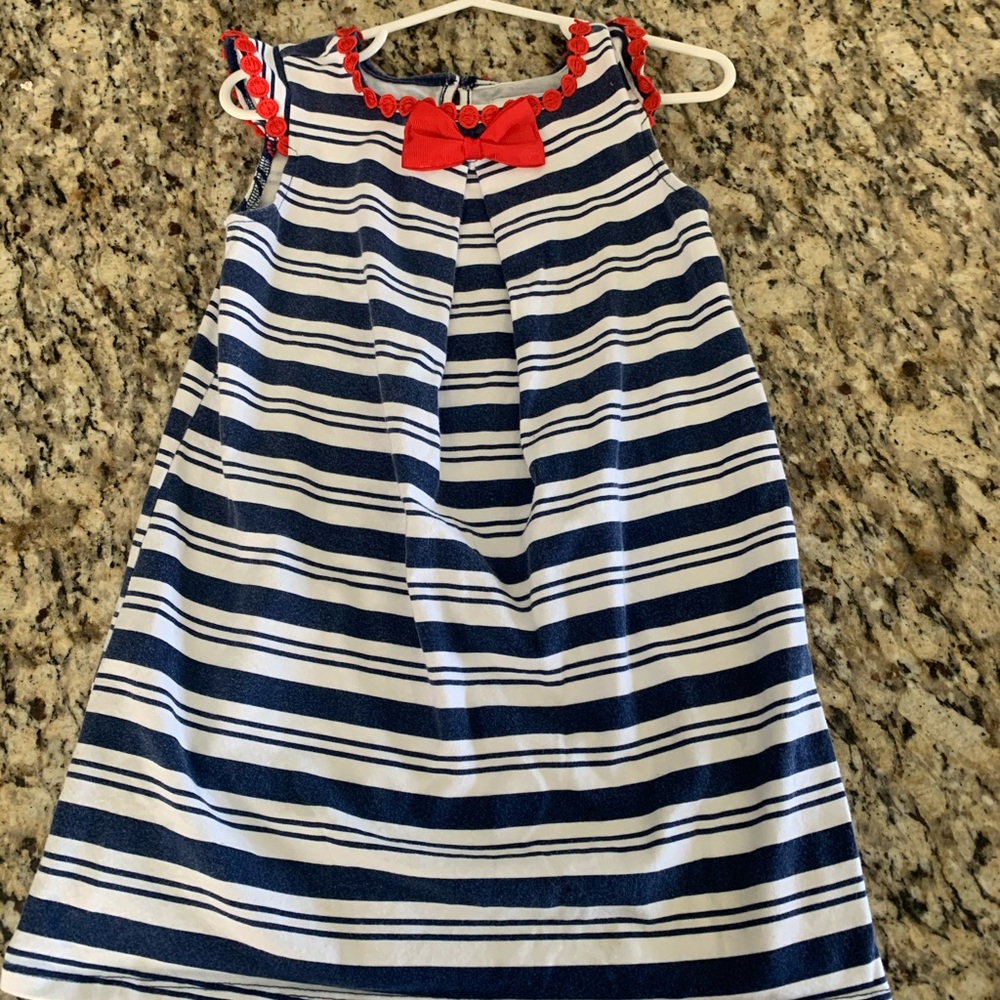 Crown & Ivy 4T red white and blue dress